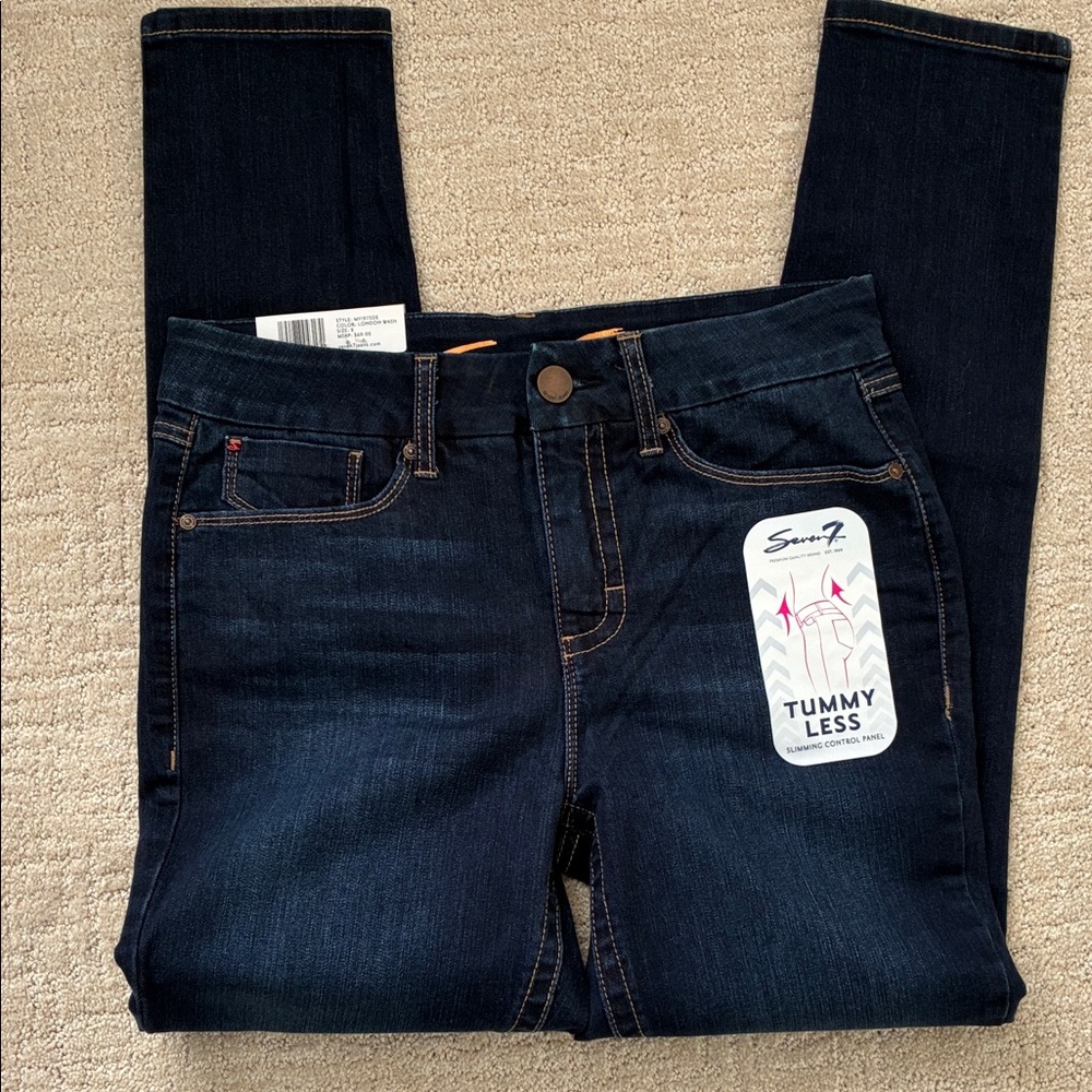Seven7  High Rise Skinny Jeans NWT
